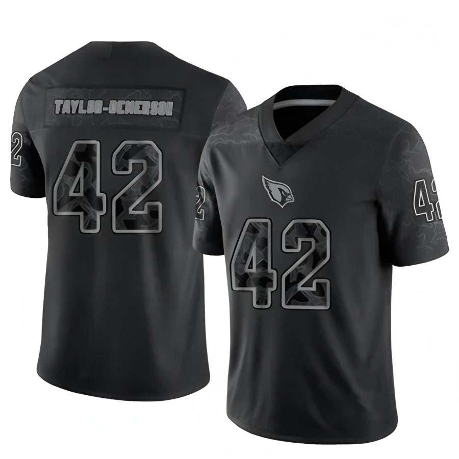 BIPIHUC A.Cardinals #42 Dadrion Taylor-Demerson Player Black RFLCTV Limited Stitched Jerseys