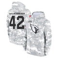 BIPIHUC A.Cardinals #42 Dadrion Taylor-Demerson Player Camo Salute to Service Hoodies Stitched Jerseys