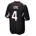 BIPIHUC A.Cardinals #4 Jeremiyah Love Player Black Alternate Game Stitched Jerseys
