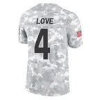 BIPIHUC A.Cardinals #4 Jeremiyah Love Player Camo Salute to Service Limited Home Stitched Jerseys