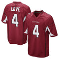 BIPIHUC A.Cardinals #4 Jeremiyah Love Player Cardinal Home Game Stitched Jerseys
