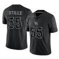 BIPIHUC A.Cardinals #55 Dante Stills Player Black RFLCTV Limited Home Game Stitched Jerseys