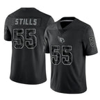 BIPIHUC A.Cardinals #55 Dante Stills Player Black RFLCTV Limited Home Game Stitched Jerseys