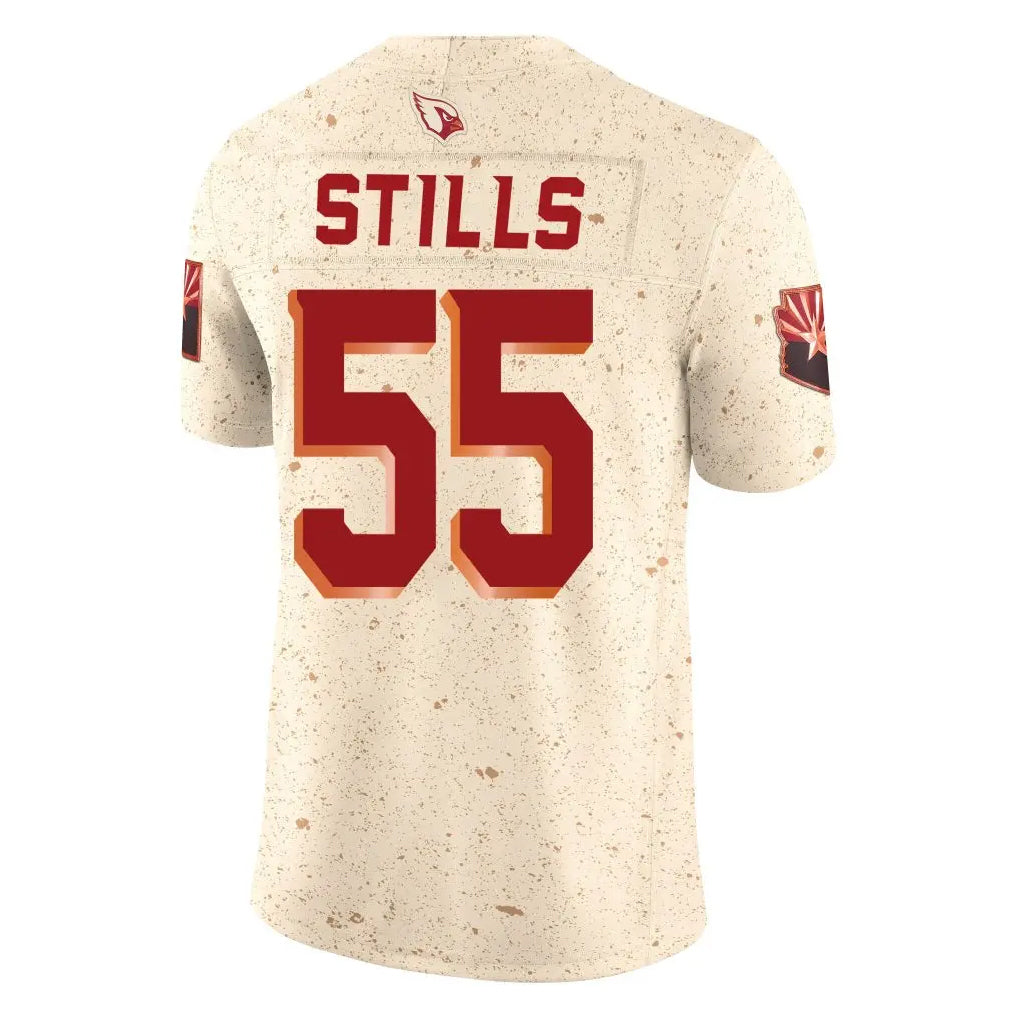BIPIHUC A.Cardinals #55 Dante Stills Player Cream Rivalries Collection Vapor Limited Home Game Stitched Jerseys