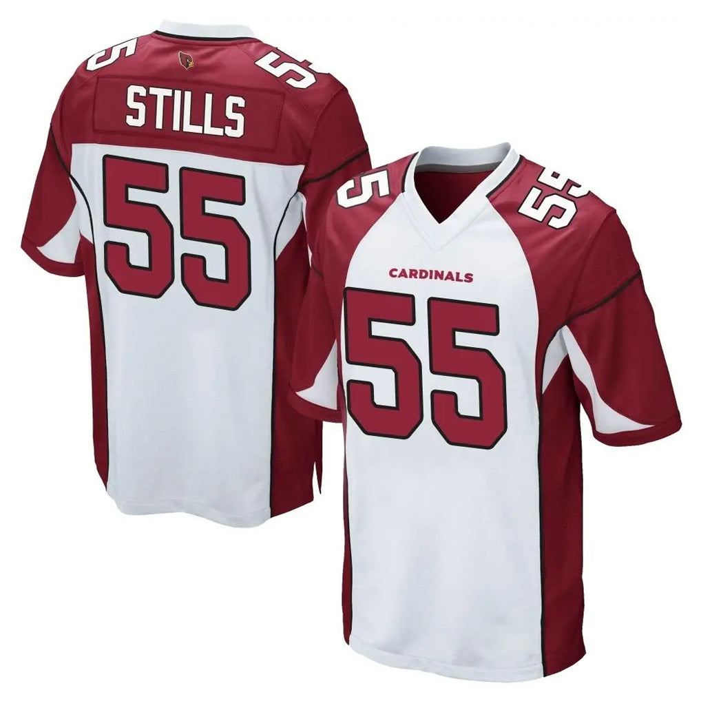 BIPIHUC A.Cardinals #55 Dante Stills Player White Cardinal Home Game Stitched Jerseys