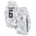 BIPIHUC A.Cardinals #6 James Conner Player Camo Salute to Service Hoodies Stitched Jerseys