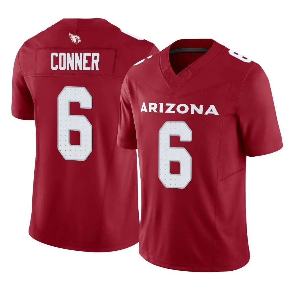 BIPIHUC A.Cardinals #6 James Conner Player Cardinal Vapor F.U.S.E. Limited Home Game Stitched Jerseys