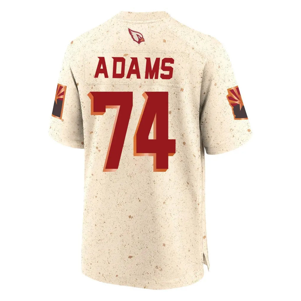 BIPIHUC A.Cardinals #74 Isaiah Adams Player Cream Rivalries Collection Game Stitched Jerseys