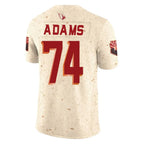 BIPIHUC A.Cardinals #74 Isaiah Adams Player Cream Rivalries Collection Vapor Limited Home Game Stitched Jerseys