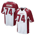 BIPIHUC A.Cardinals #74 Isaiah Adams Player White Cardinal Home Game Stitched Jerseys