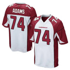 BIPIHUC A.Cardinals #74 Isaiah Adams Player White Cardinal Home Game Stitched Jerseys