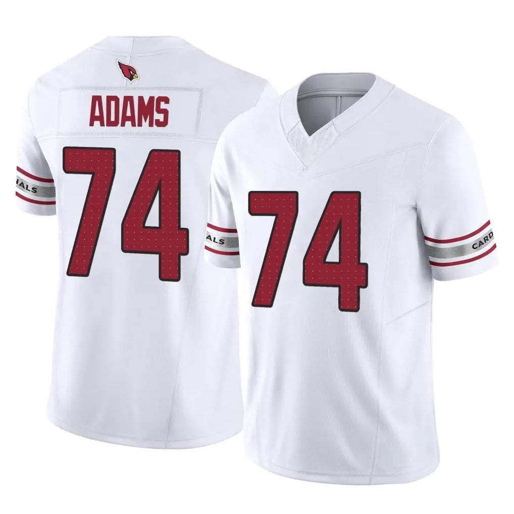 BIPIHUC A.Cardinals #74 Isaiah Adams Player White Vapor F.U.S.E. Limited Home Game Stitched Jerseys