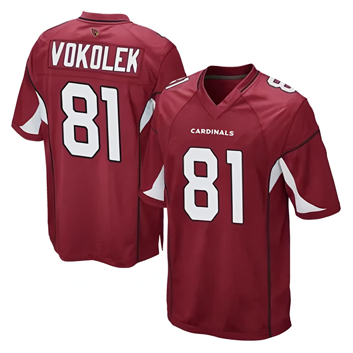 BIPIHUC A.Cardinals #81 Travis Vokolek Player Cardinal Game Stitched Jerseys