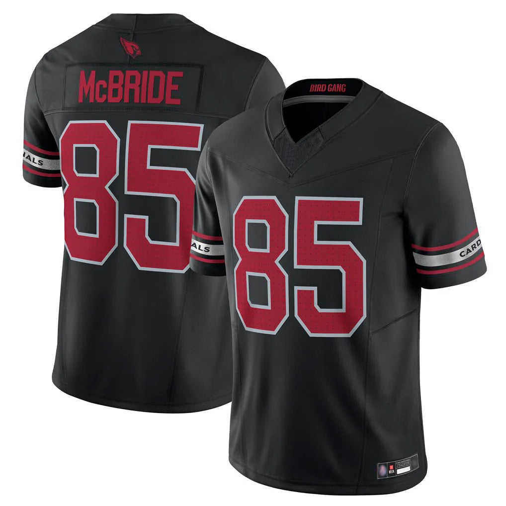 BIPIHUC A.Cardinals #85 Trey McBride Player Black Vapor F.U.S.E. Limited Home Game Stitched Jerseys
