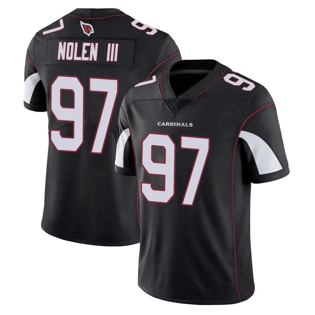 BIPIHUC A.Cardinals #97 Walter Nolen III Player Black Vapor Limited Home Game Stitched Jerseys