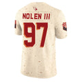 BIPIHUC A.Cardinals #97 Walter Nolen III Player Cream Rivalries Collection Vapor Limited Home Game Stitched Jerseys