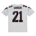 BIPIHUC A.Falcons 1991 #21 Deion Sanders Mitchell & Ness White Authentic Throwback Retired Player Stitched Puhic Jersey