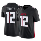 BIPIHUC A.Falcons #12 Avieon Terrell Player Black Alternate Vapor F.U.S.E. Limited Stitched Jerseys