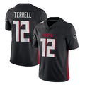 BIPIHUC A.Falcons #12 Avieon Terrell Player Black Vapor Untouchable Limited Home Game Stitched Jerseys