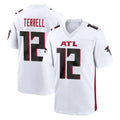 BIPIHUC A.Falcons #12 Avieon Terrell Player White Home Game Stitched Jerseys