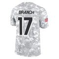 BIPIHUC A.Falcons #17 Zachariah Branch Player Arctic Camo Salute to Service Limited Stitched Jerseys