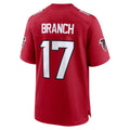 BIPIHUC A.Falcons #17 Zachariah Branch Player Red Home Game Stitched Jerseys