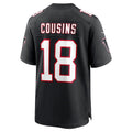 BIPIHUC A.Falcons #18 Kirk Cousins Player Black Limited Home Game Stitched Jerseys