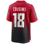 BIPIHUC A.Falcons #18 Kirk Cousins Player Red Home Game Stitched Jerseys