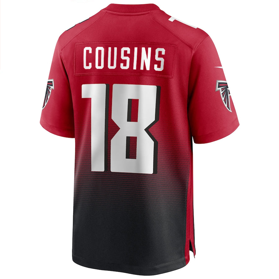 BIPIHUC A.Falcons #18 Kirk Cousins Player Red Home Game Stitched Jerseys