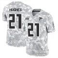 BIPIHUC A.Falcons #21 Mike Hughes Player Arctic Camo Salute to Service Limited Stitched Jerseys