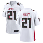 BIPIHUC A.Falcons #21 Mike Hughes Player White Home Game Stitched Jerseys