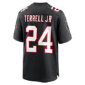 BIPIHUC A.Falcons #24 A.J. Terrell Jr. Player Black Alternate Home Game Stitched Jerseys