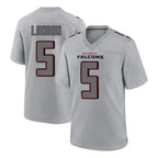 BIPIHUC A.Falcons #5 Drake London Player Gray Fashion Home Game Stitched Jerseys