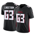BIPIHUC A.Falcons #63 Chris Lindstrom Player Black Vapor F.U.S.E. Limited Stitched Jerseys