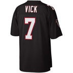BIPIHUC A.Falcons #7 Michael Vick Mitchell & Ness Black Legacy Replica Stitched Jerseys