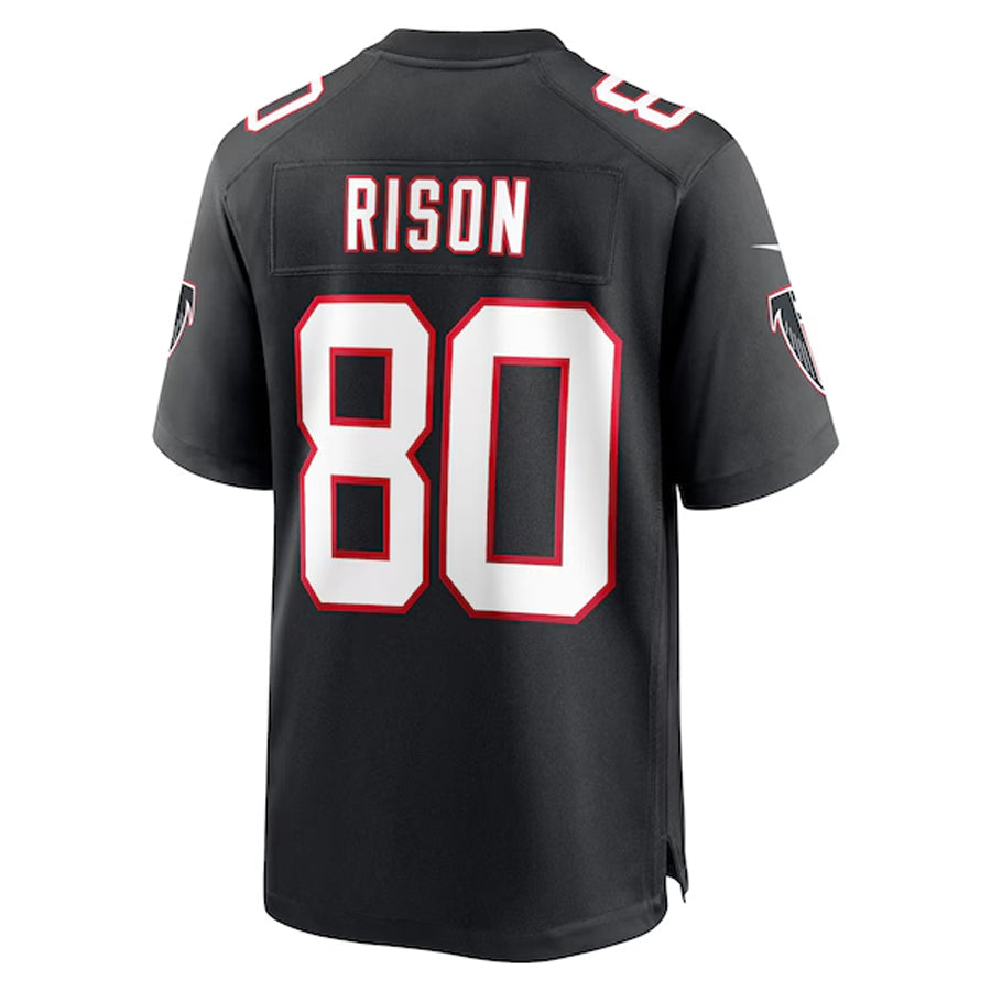 BIPIHUC A.Falcons #80 Andre Rison Player Black Throwback Limited Home Game Stitched Jerseys