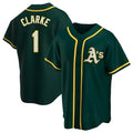 BIPIHUC Athletics #1 Denzel Clarke player Green Replica Alternate Stitched Jersey