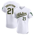 BIPIHUC Athletics #21 Tyler Soderstrom Player White Elite Home Stitched Jersey