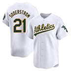 BIPIHUC Athletics #21 Tyler Soderstrom Player White Limited Home Stitched Jersey
