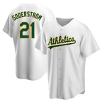 BIPIHUC Athletics #21 Tyler Soderstrom Player White Replica Home Stitched Jersey