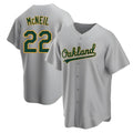 BIPIHUC Athletics #22 Jeff McNeil player Gray Replica Road Stitched Jersey