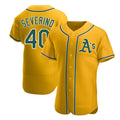 BIPIHUC Athletics #40 Luis Severino player Gold Authentic Alternate Stitched Jersey