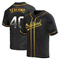 BIPIHUC Athletics #40 Luis Severino player Gold Replica Black en Alternate Stitched Jersey