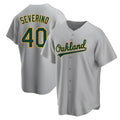 BIPIHUC Athletics #40 Luis Severino player Gray Replica Road Stitched Jersey