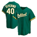 BIPIHUC Athletics #40 Luis Severino player Green Replica Kelly Alternate Stitched Jersey
