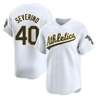 BIPIHUC Athletics #40 Luis Severino player White Limited Home Stitched Jersey