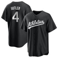 BIPIHUC Athletics #4 Lawrence Butler player Black&White Replica Alternate Stitched Jersey
