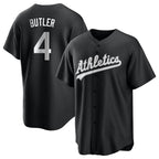 BIPIHUC Athletics #4 Lawrence Butler player Black&White Replica Alternate Stitched Jersey