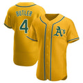 BIPIHUC Athletics #4 Lawrence Butler player Gold Authentic Alternate Stitched Jersey