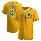 BIPIHUC Athletics #4 Lawrence Butler player Gold Authentic Alternate Stitched Jersey